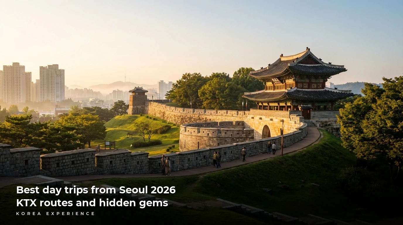 Best day trips from Seoul 2026: KTX routes and hidden gems