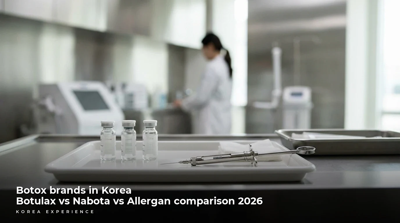 Botox brands in Korea: Botulax vs Nabota vs Allergan comparison 2026