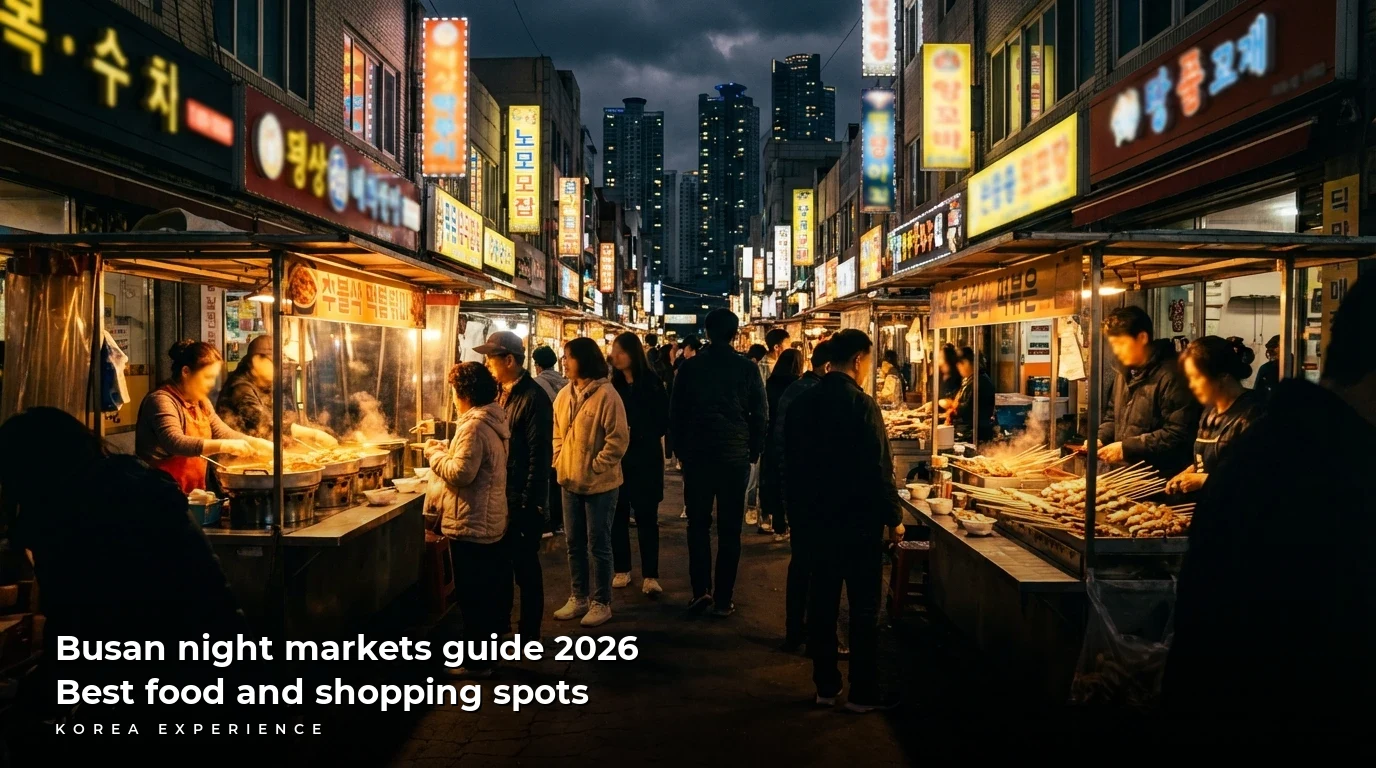 Busan night markets guide 2026: Best food and shopping spots