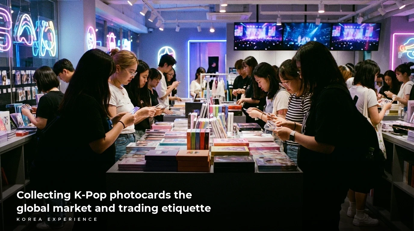 Collecting K-Pop photocards the global market and trading etiquette