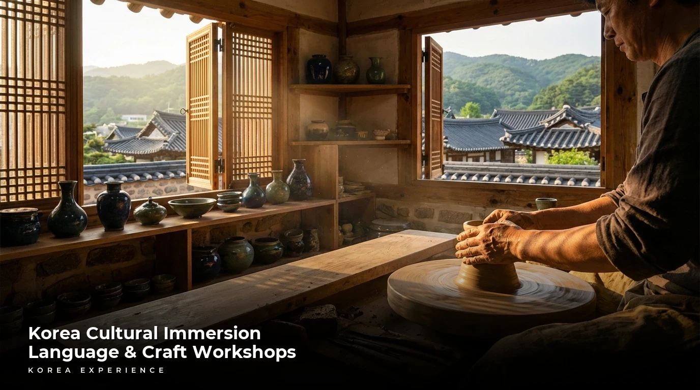 Korea Cultural Immersion: Language & Craft Workshops