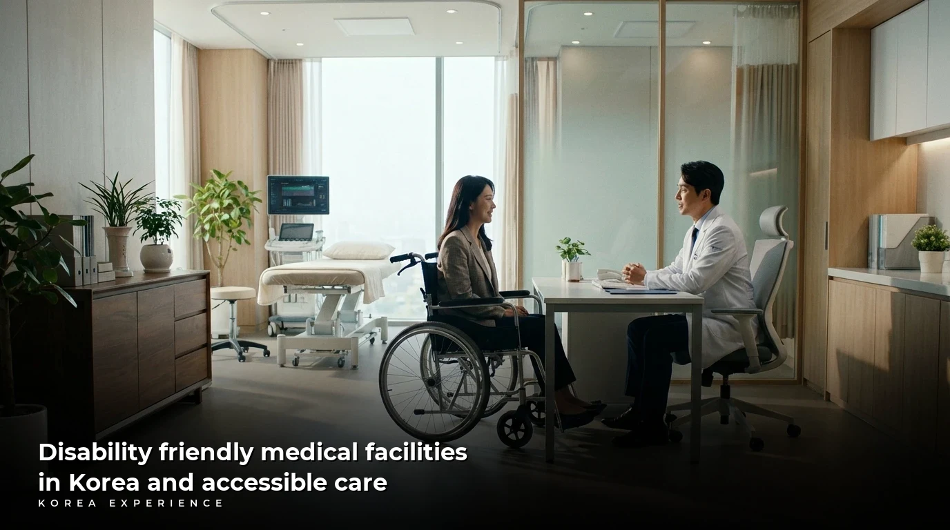 Disability friendly medical facilities in Korea and accessible care