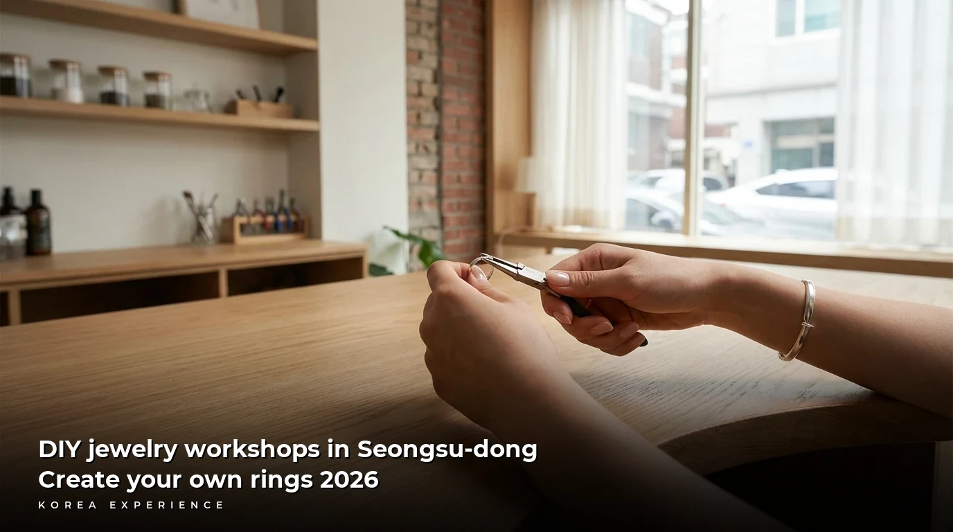 DIY jewelry workshops in Seongsu-dong: Create your own rings 2026