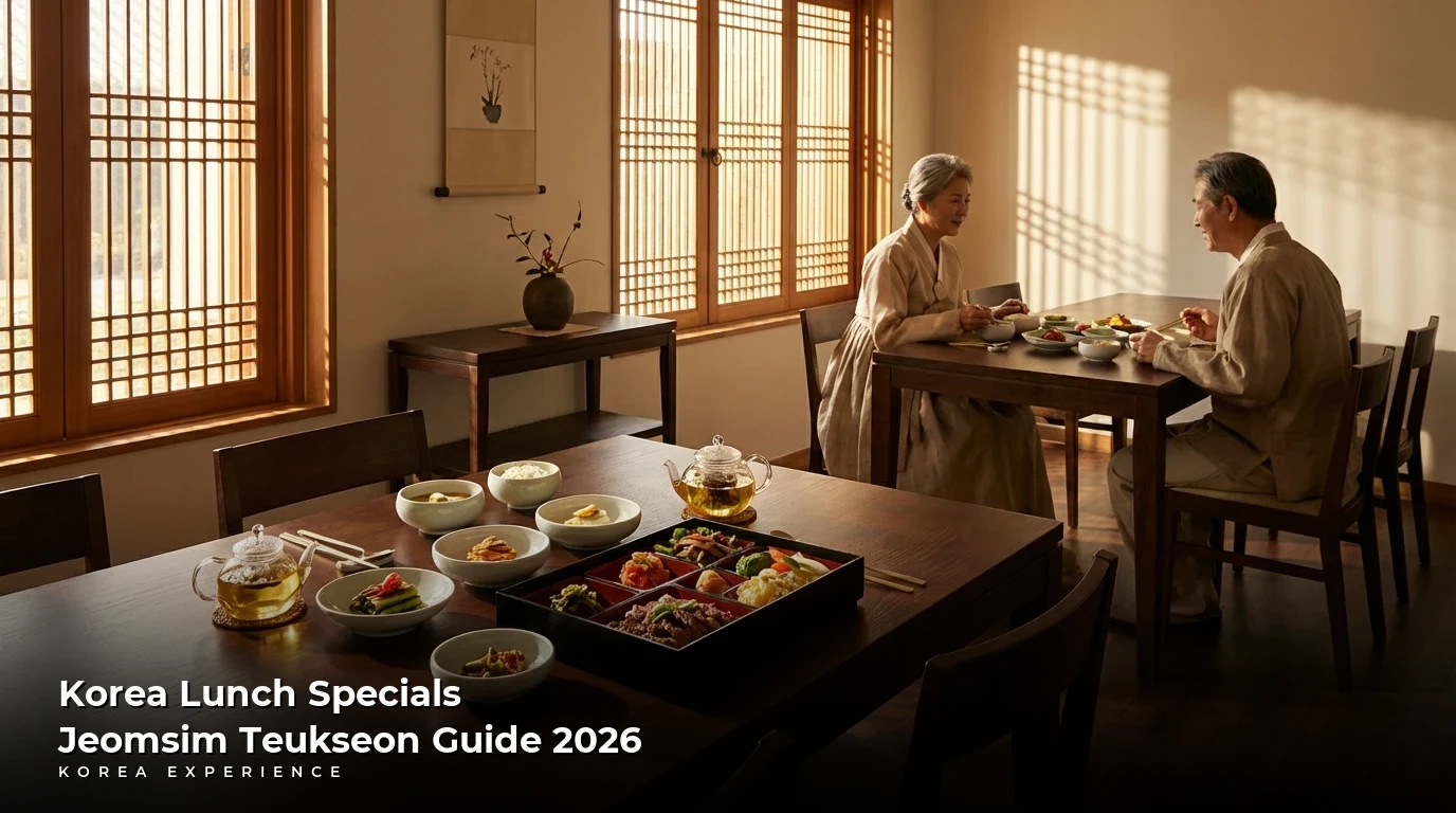 Korea Lunch Specials Jeomsim Teukseon Guide 2026