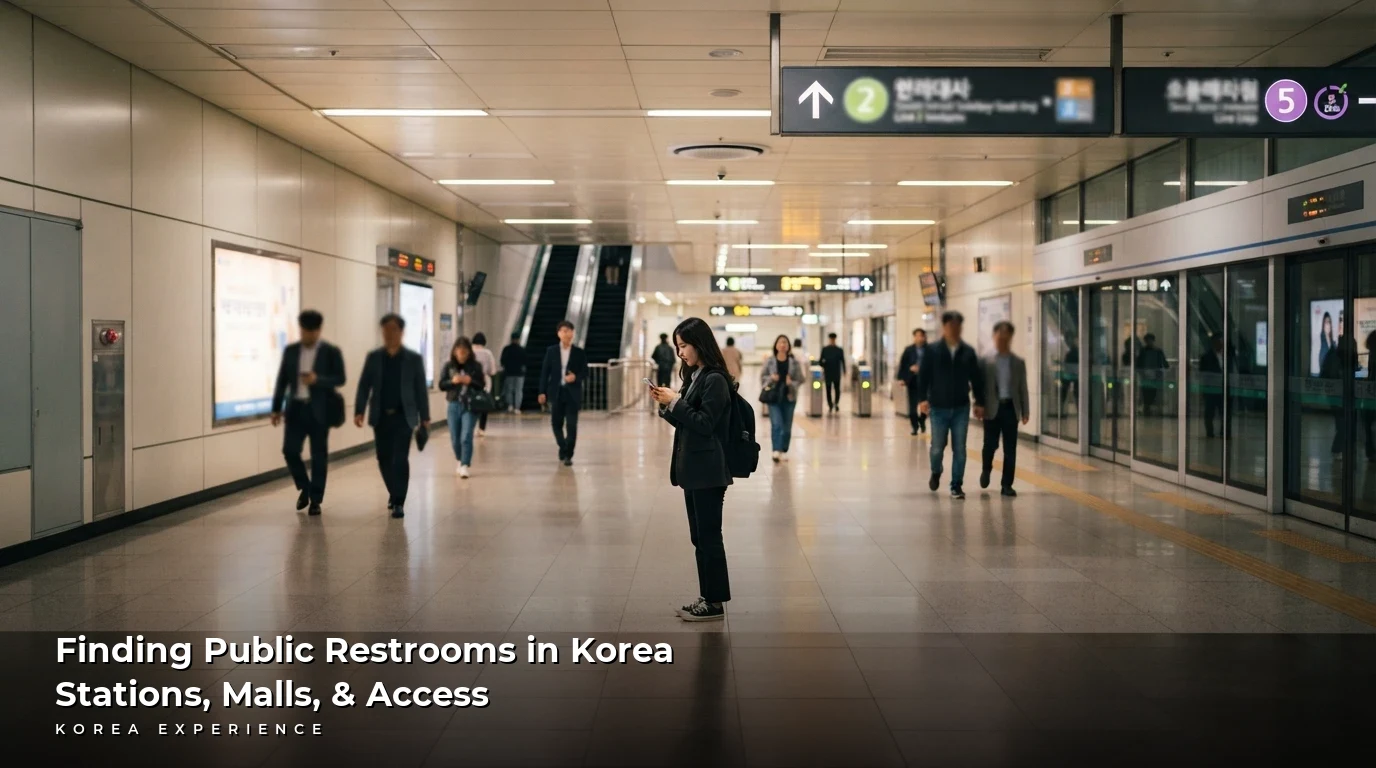 Finding Public Restrooms in Korea: Stations, Malls, & Access
