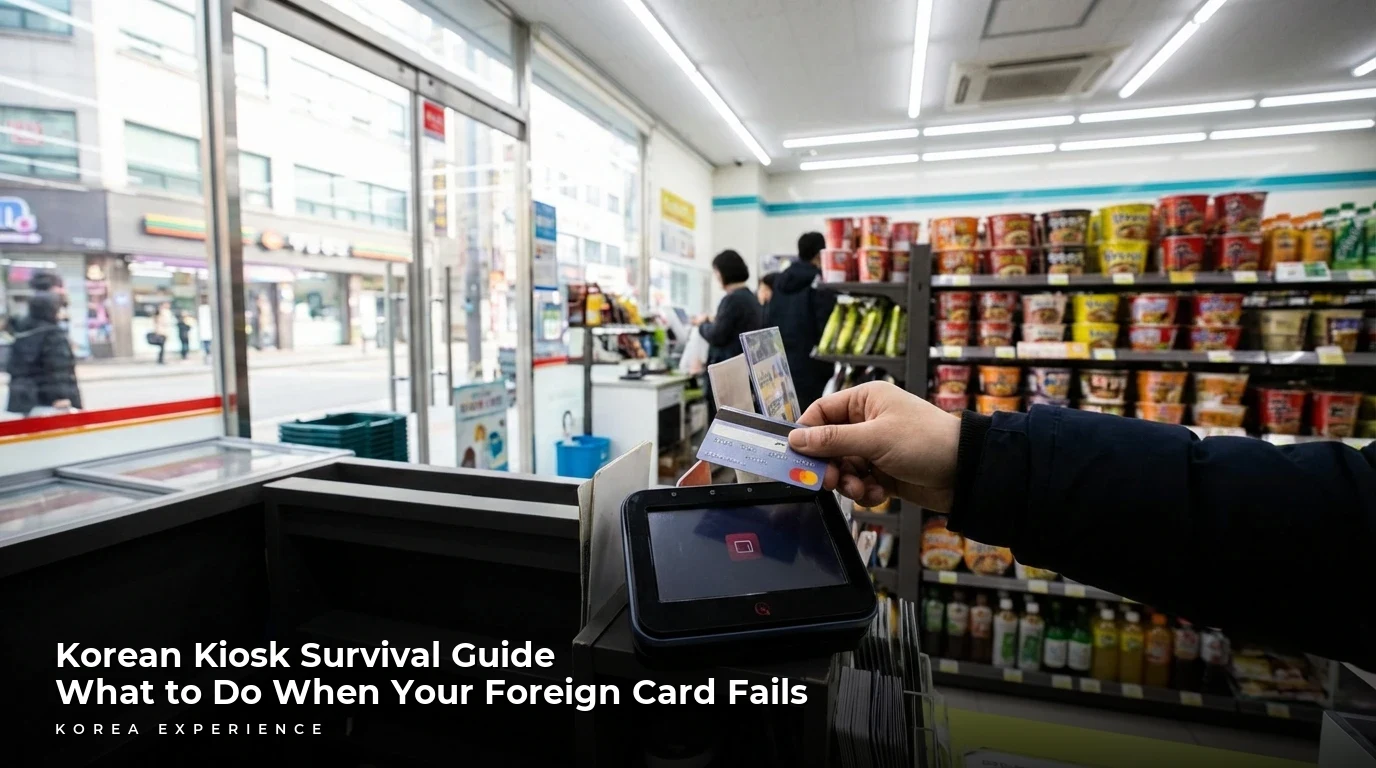 Korean Kiosk Survival Guide: What to Do When Your Foreign Card Fails