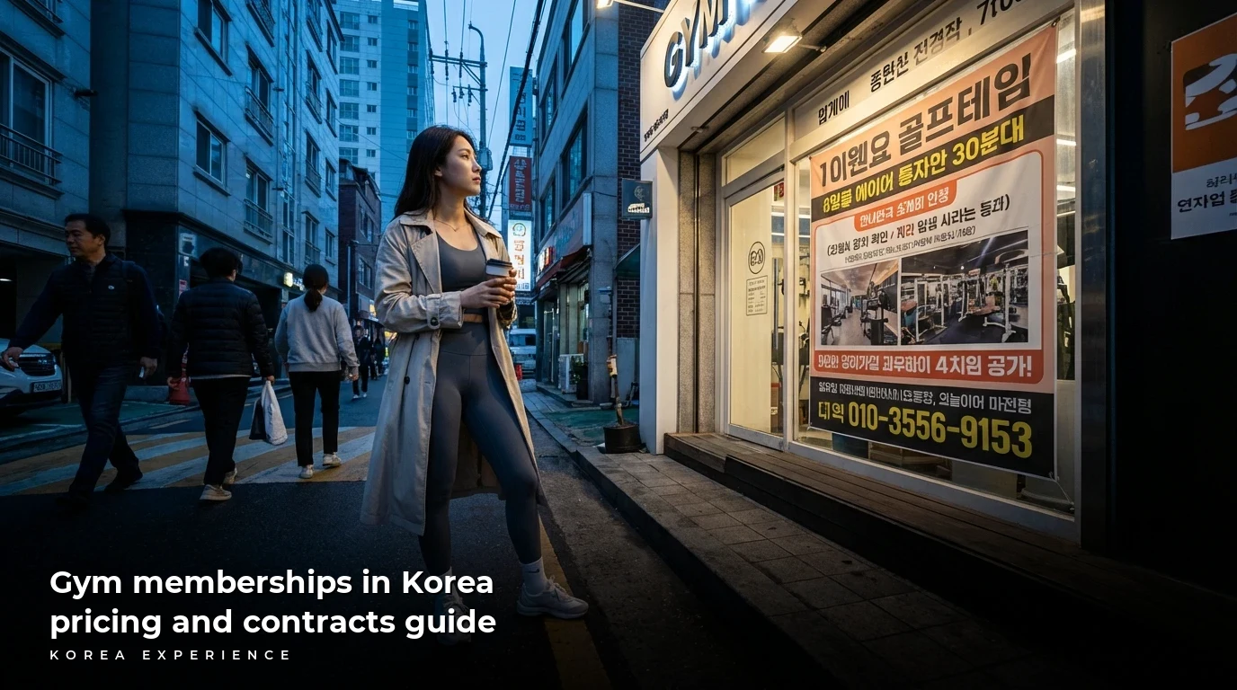 Gym memberships in Korea pricing and contracts guide
