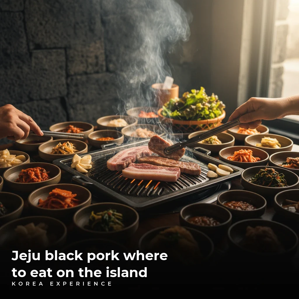 Jeju black pork where to eat on the island