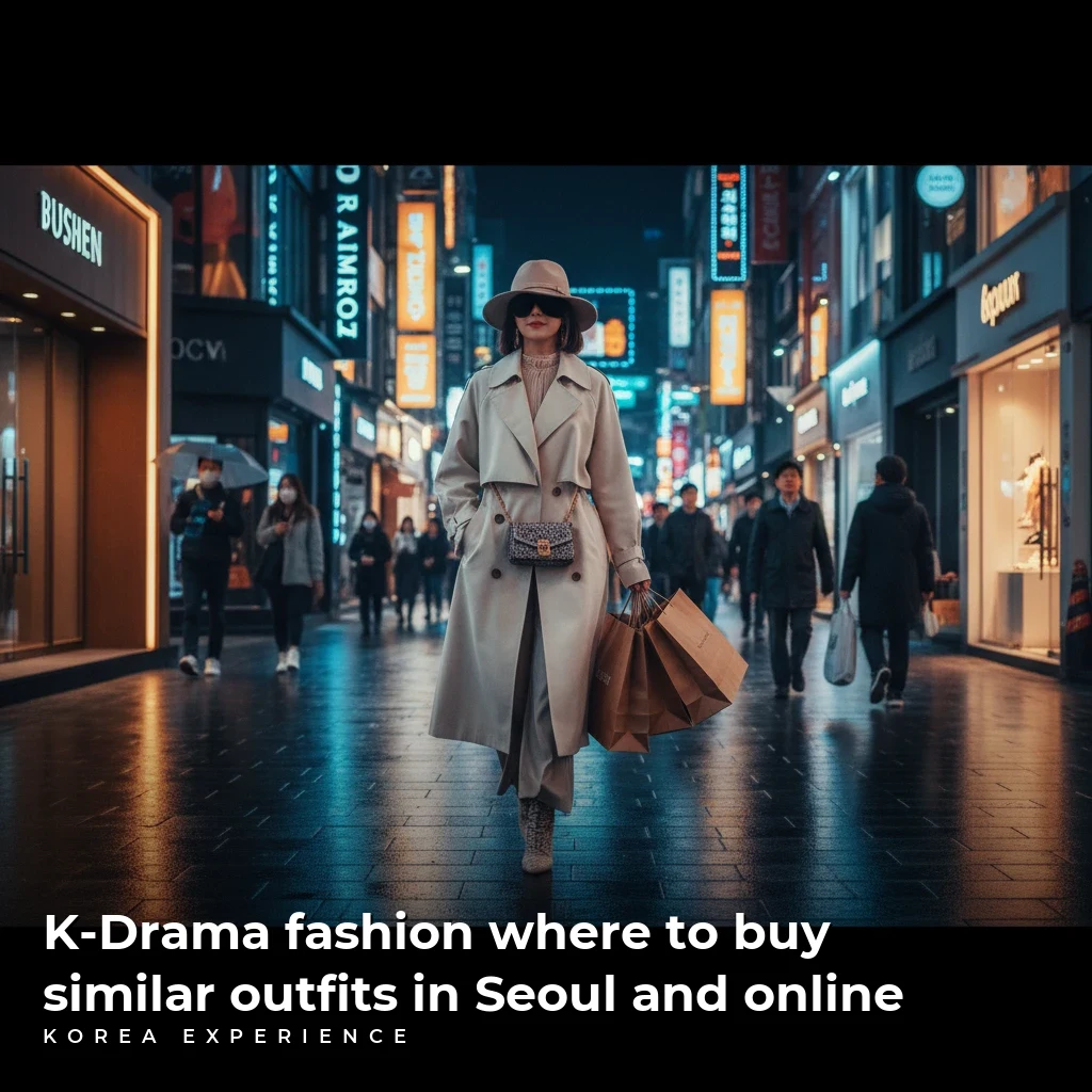 K-Drama fashion where to buy similar outfits in Seoul and online