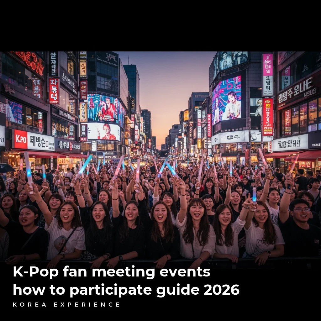 K-Pop fan meeting events how to participate guide 2026