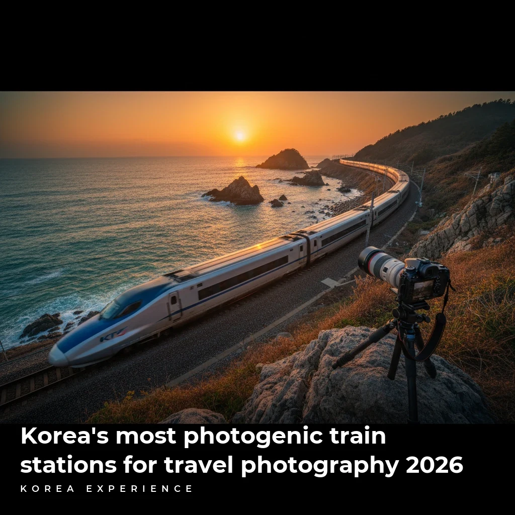 Korea's most photogenic train stations for travel photography 2026