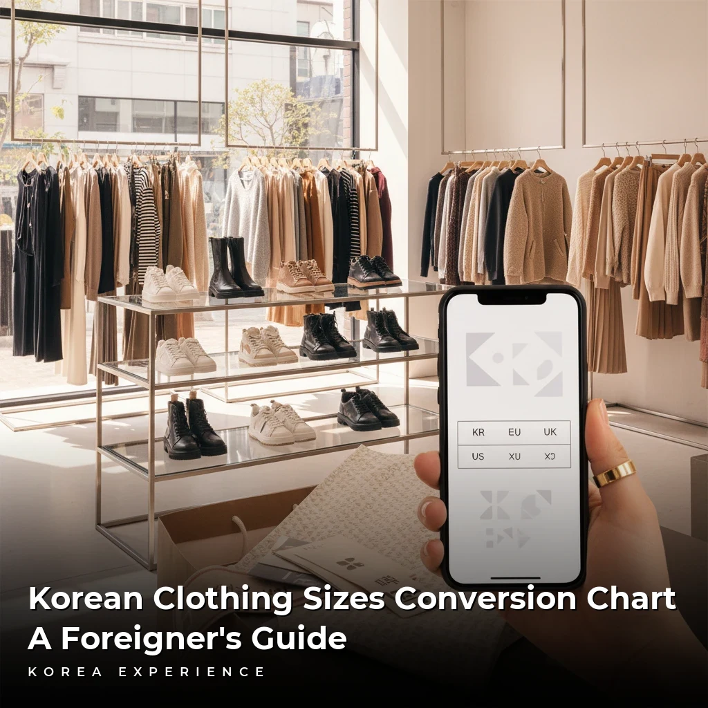 Korean Clothing Sizes Conversion Chart: A Foreigner's Guide