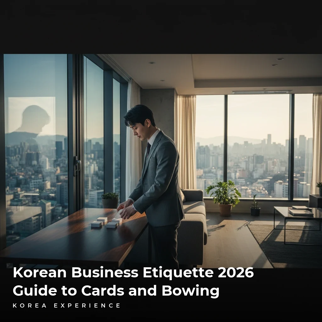 Korean Business Etiquette 2026 Guide to Cards and Bowing