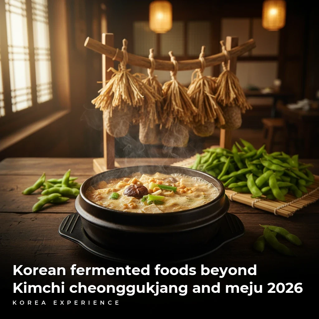 Korean fermented foods beyond Kimchi cheonggukjang and meju 2026