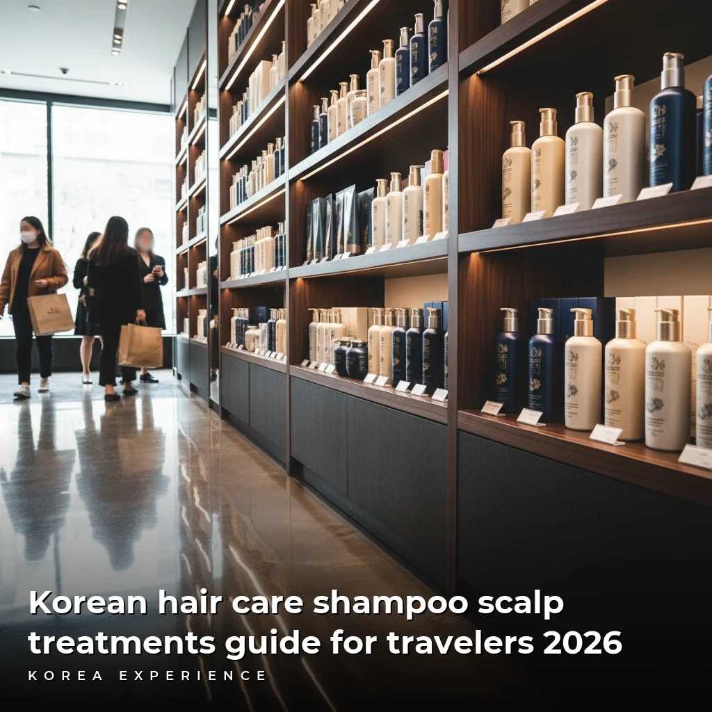Korean hair care shampoo scalp treatments guide for travelers 2026