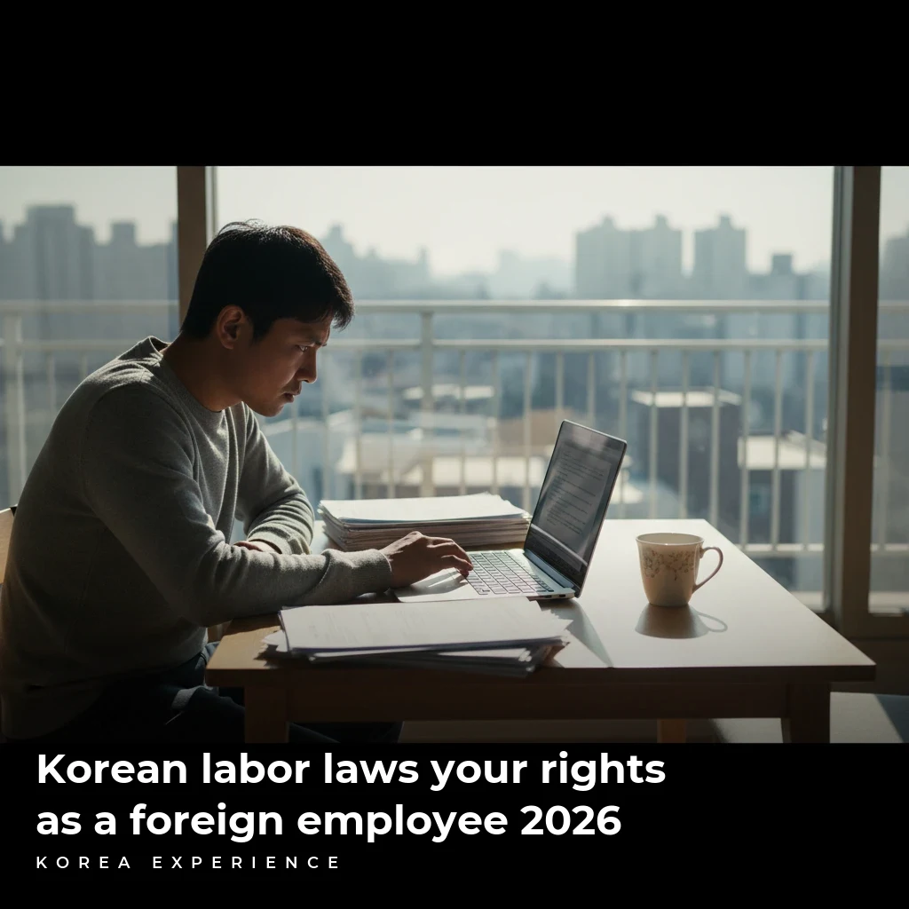 Korean labor laws your rights as a foreign employee 2026