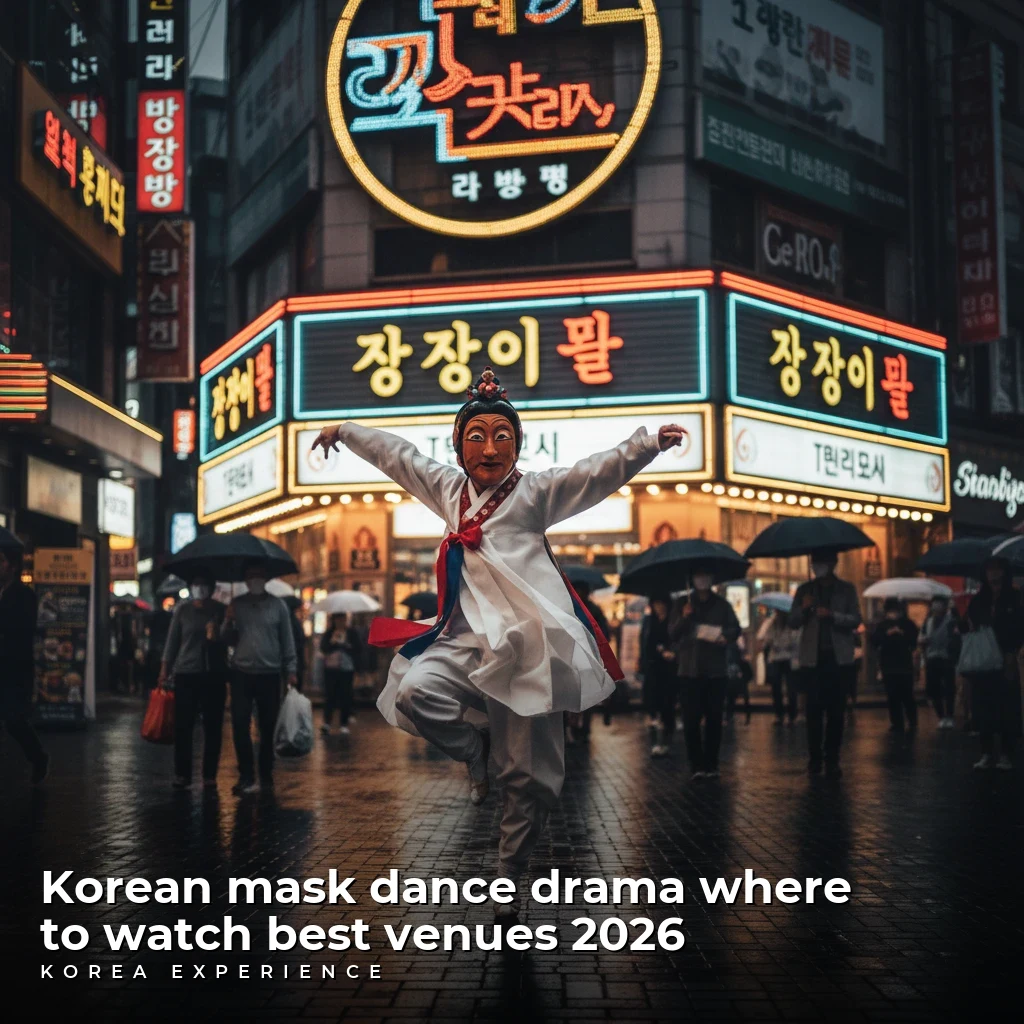Korean mask dance drama where to watch best venues 2026