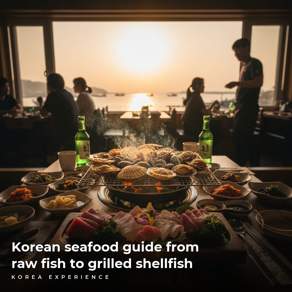 Korean seafood guide from raw fish to grilled shellfish