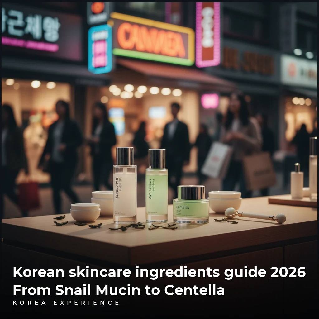 Korean skincare ingredients guide 2026: From Snail Mucin to Centella