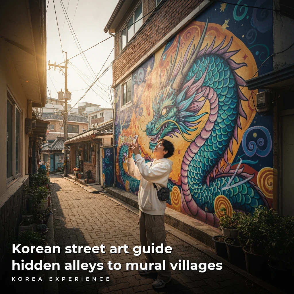 Korean street art guide hidden alleys to mural villages