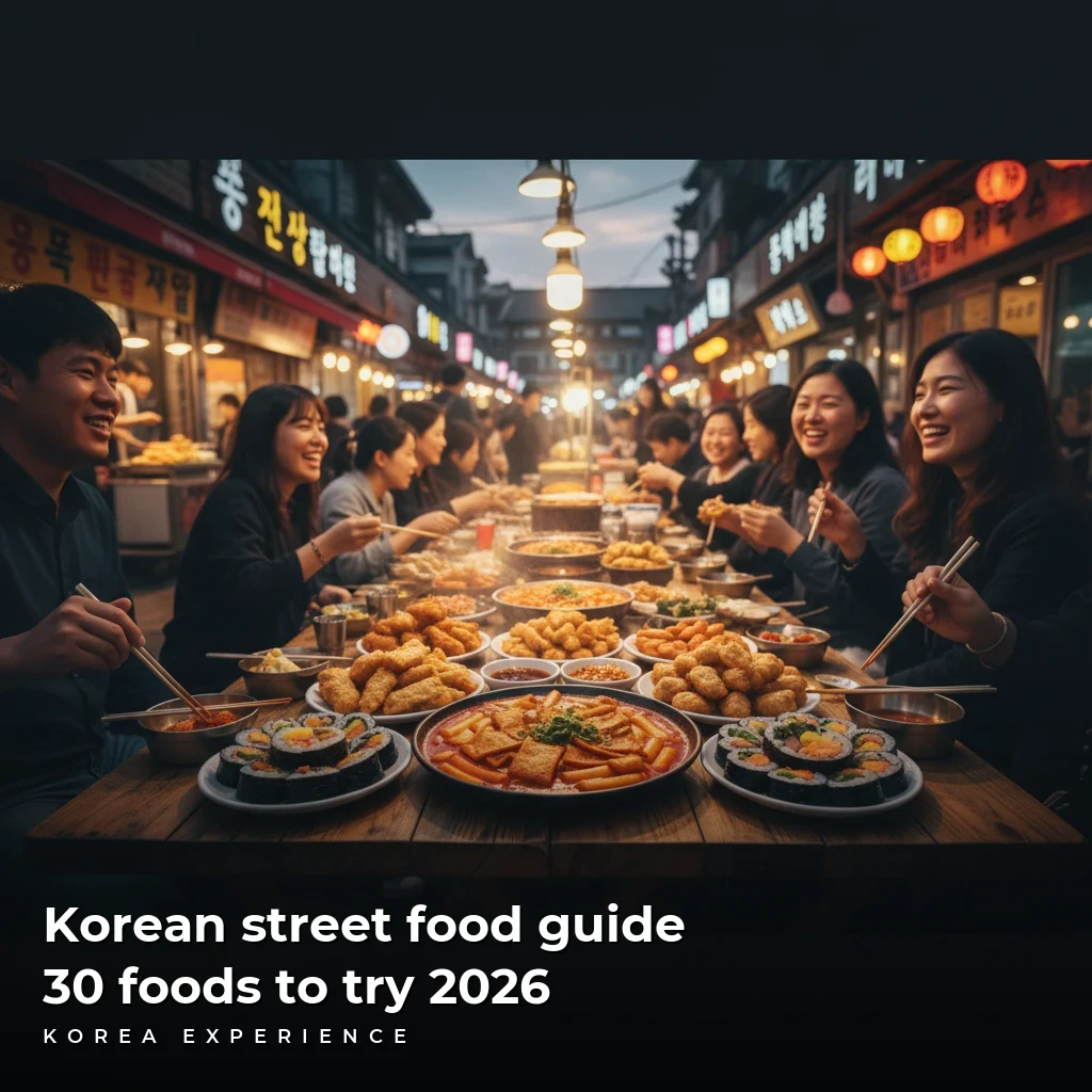 Korean street food guide 30 foods to try 2026