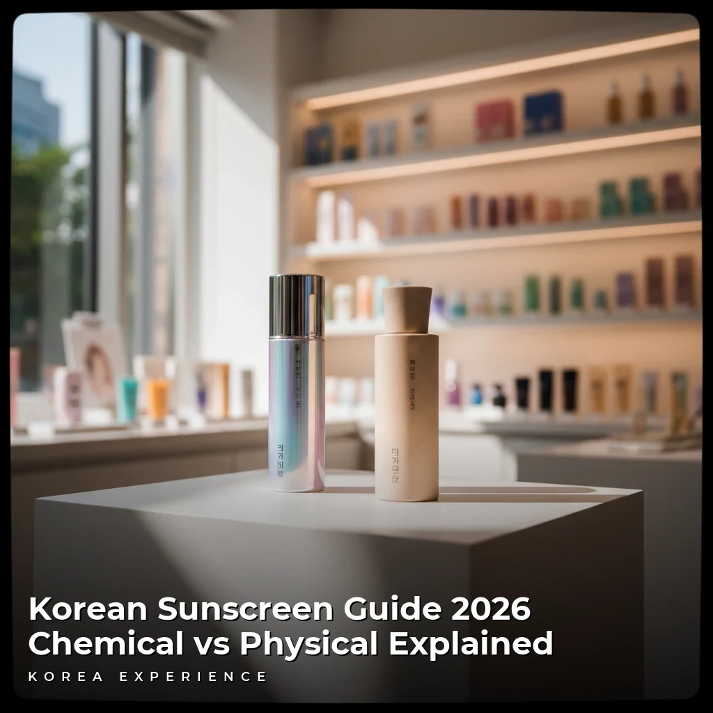 Korean Sunscreen Guide 2026: Chemical vs Physical Explained