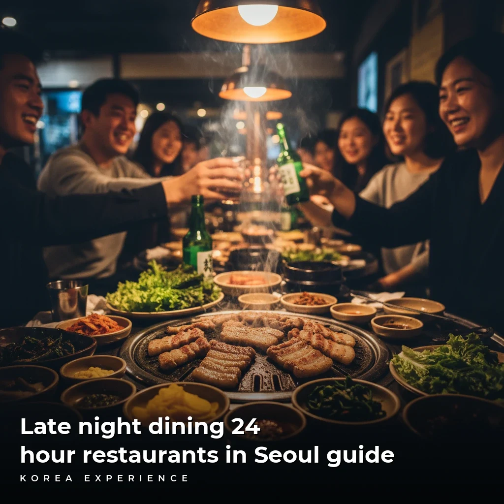 Late night dining 24 hour restaurants in Seoul guide