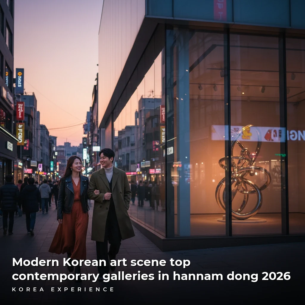Modern Korean art scene top contemporary galleries in hannam dong 2026