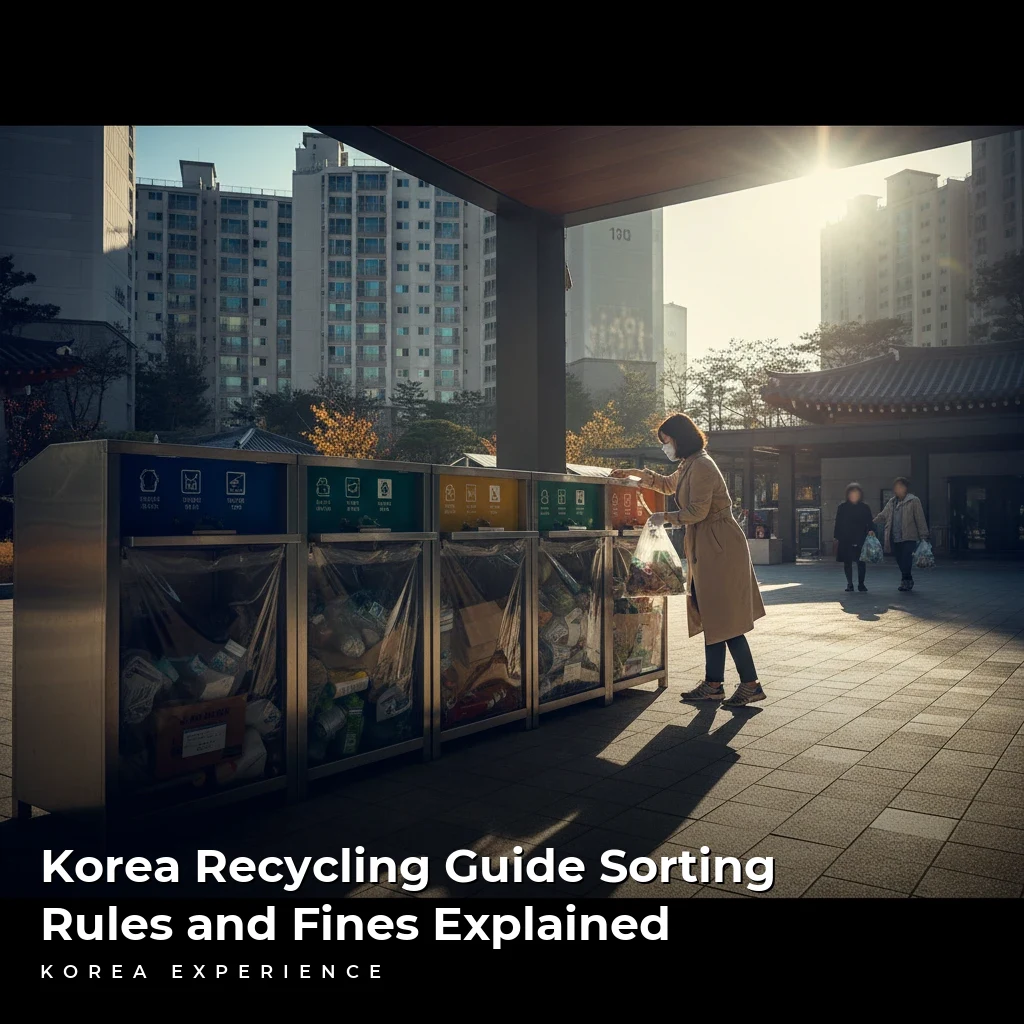 Korea Recycling Guide Sorting Rules and Fines Explained