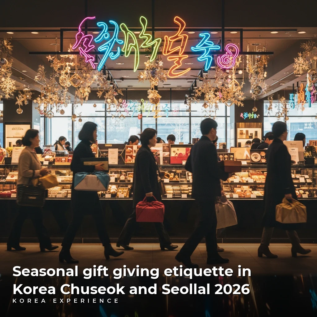 Seasonal gift giving etiquette in Korea Chuseok and Seollal 2026