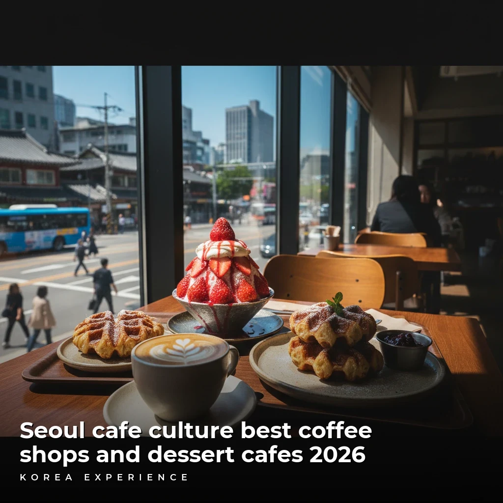 Seoul cafe culture best coffee shops and dessert cafes 2026