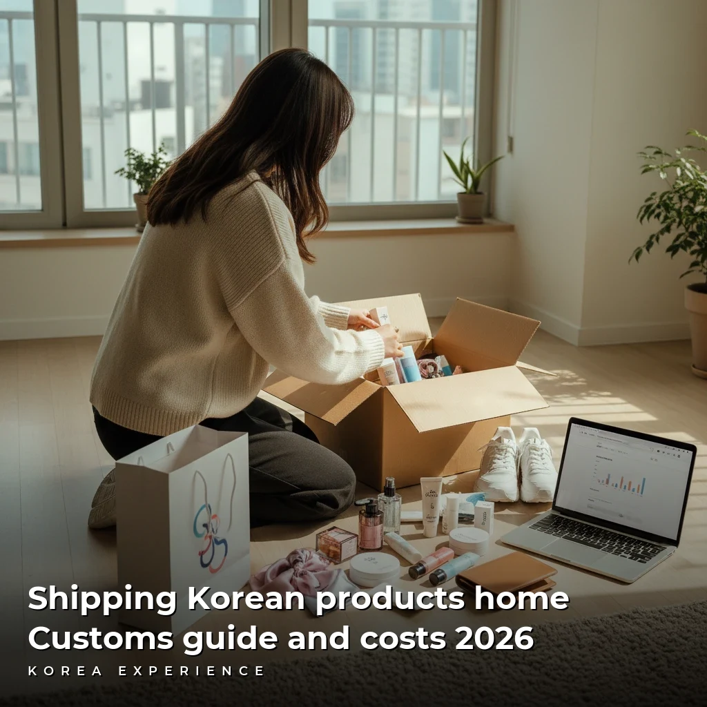 Shipping Korean products home: Customs guide and costs 2026