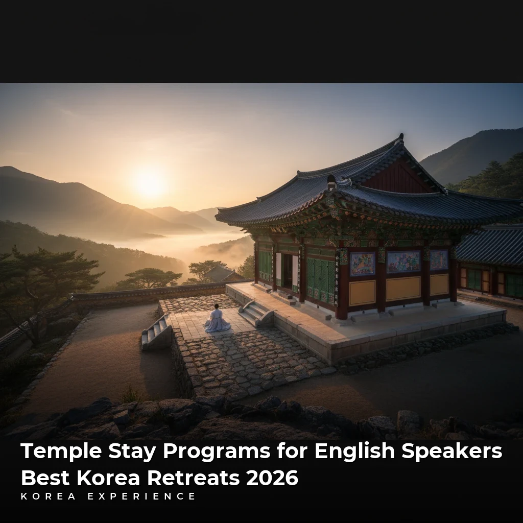 Temple Stay Programs for English Speakers: Best Korea Retreats 2026