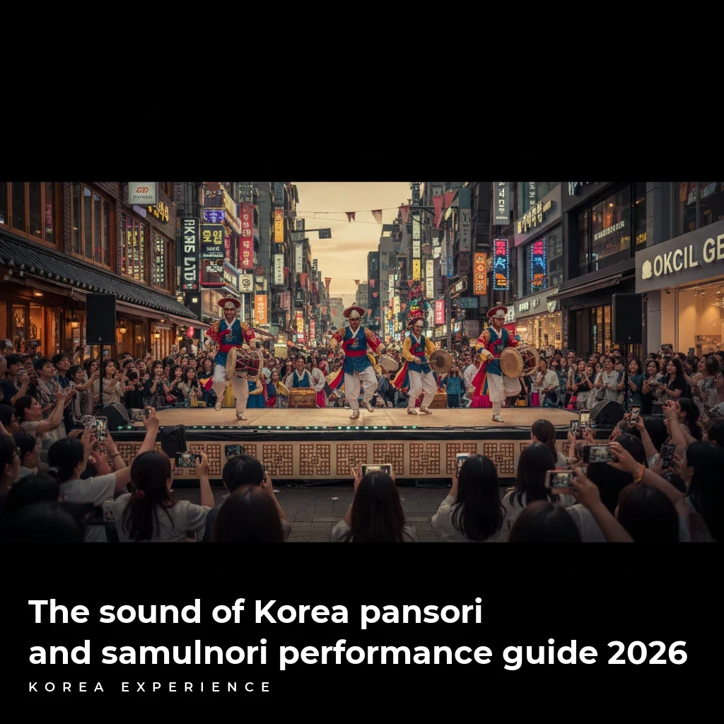 The sound of Korea pansori and samulnori performance guide 2026