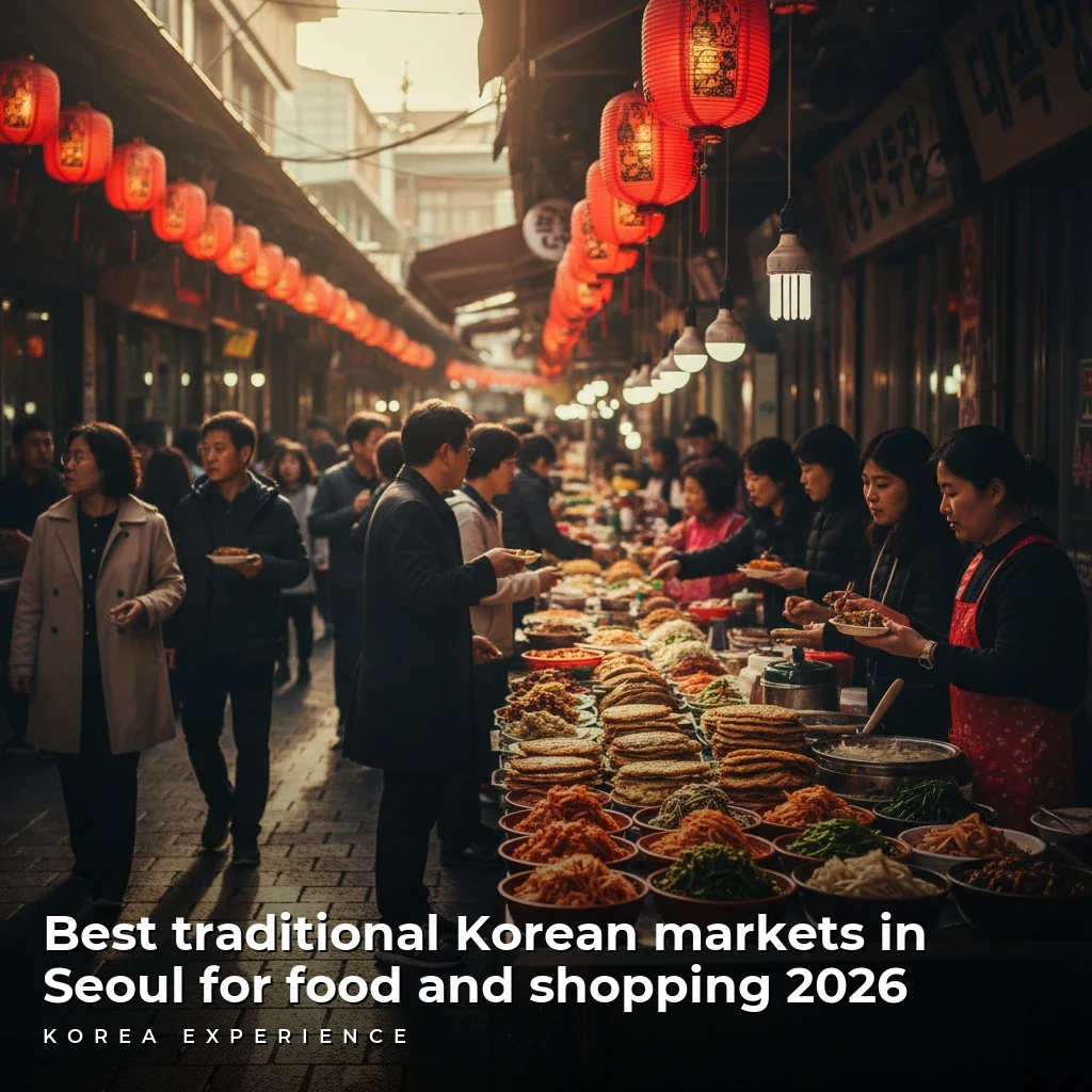 Best traditional Korean markets in Seoul for food and shopping 2026