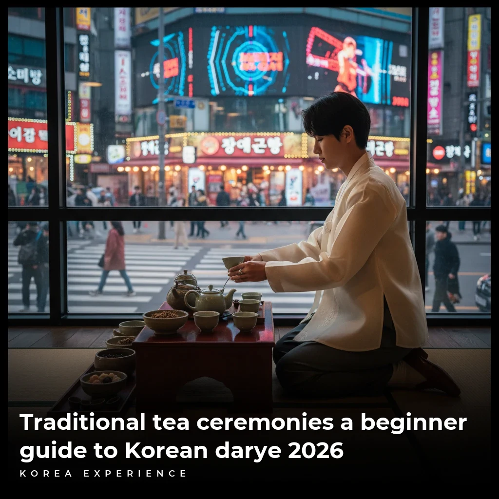 Traditional tea ceremonies a beginner guide to Korean darye 2026
