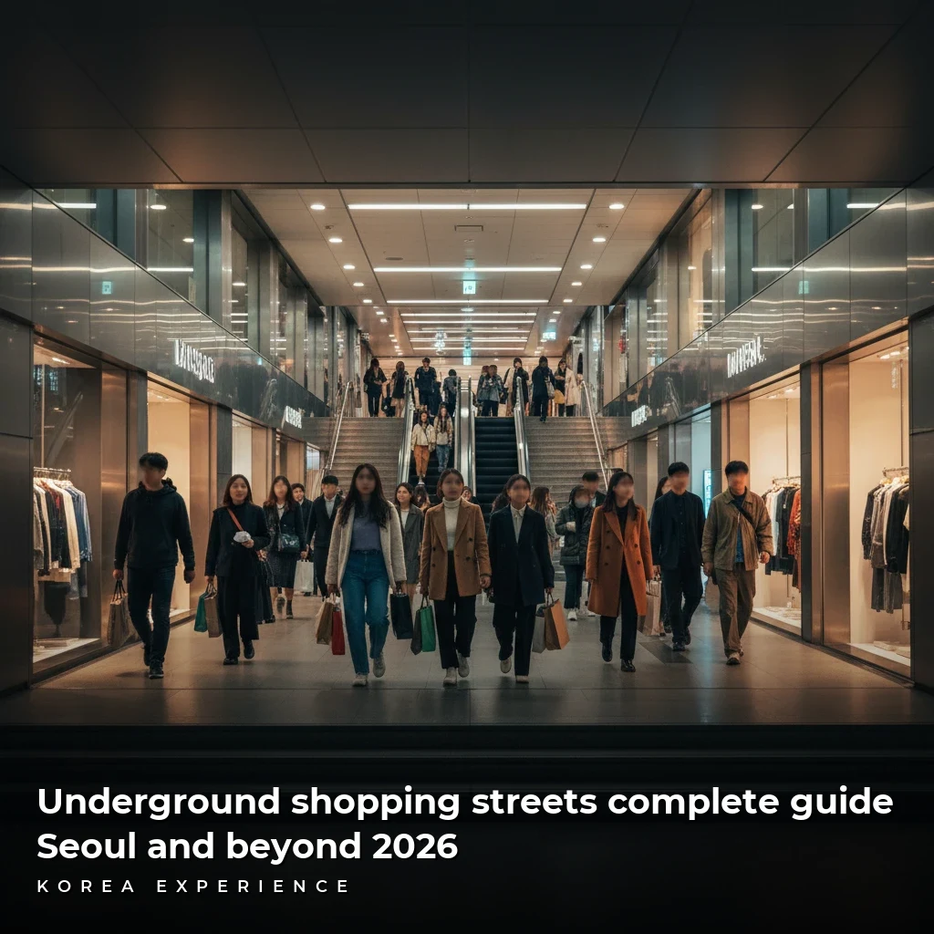 Underground shopping streets complete guide: Seoul and beyond 2026