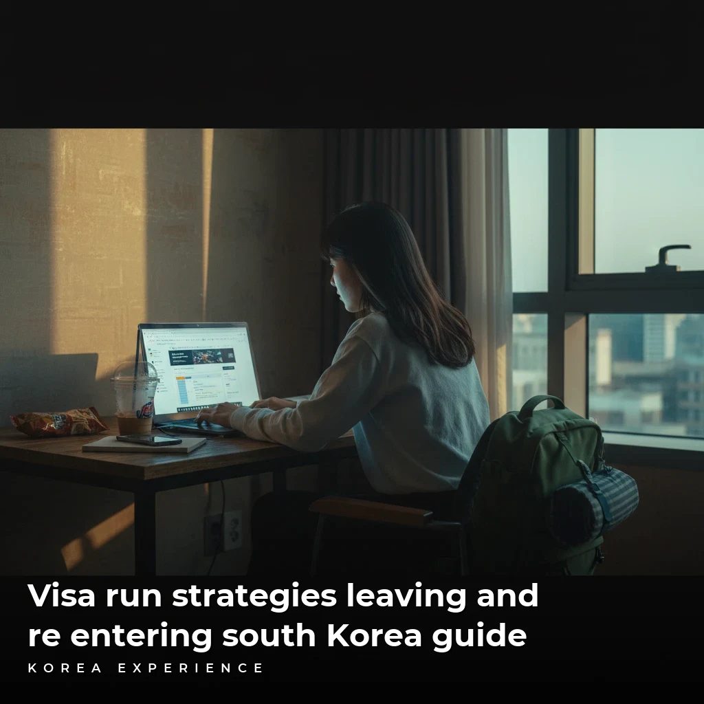 Visa run strategies leaving and re entering south Korea guide