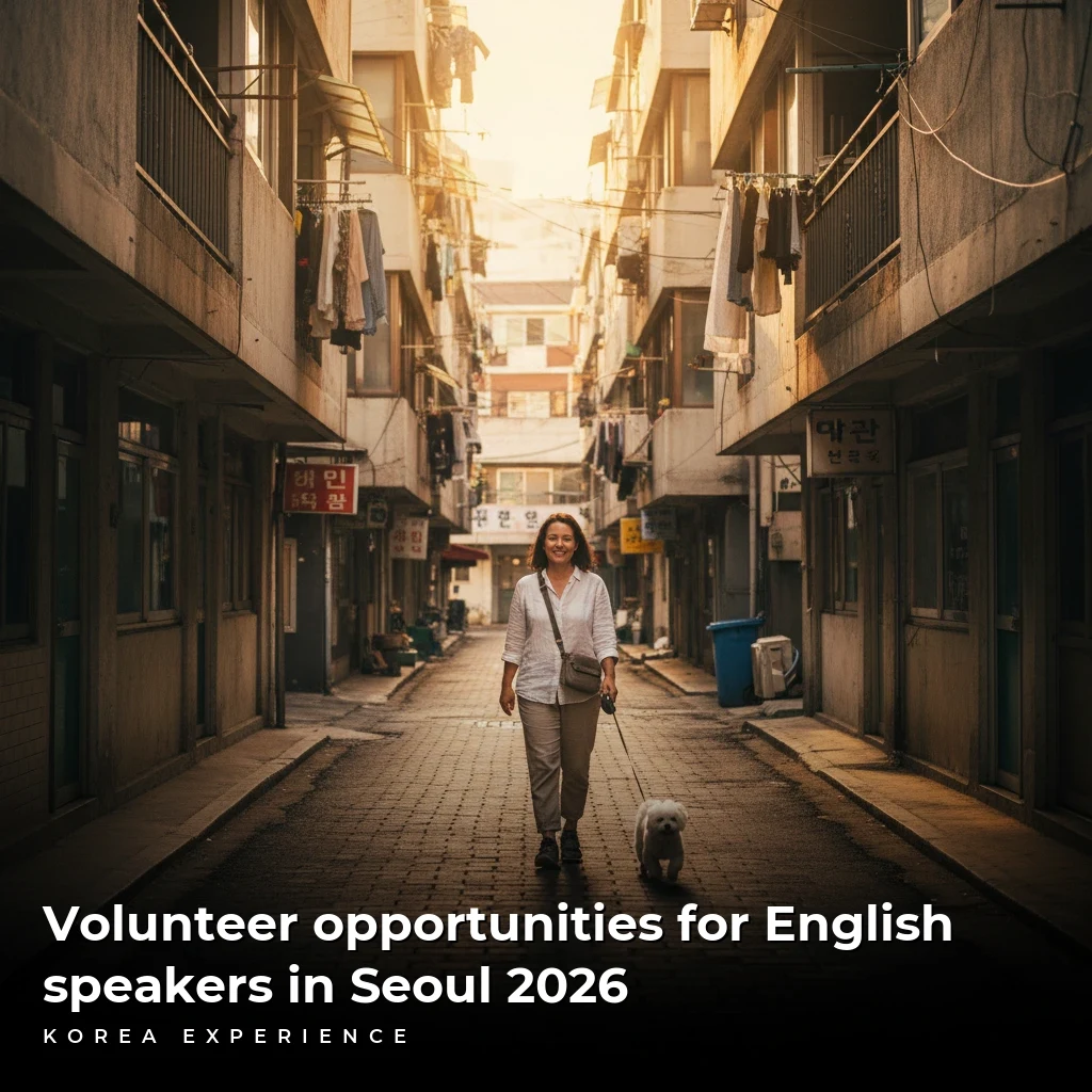 Volunteer opportunities for English speakers in Seoul 2026