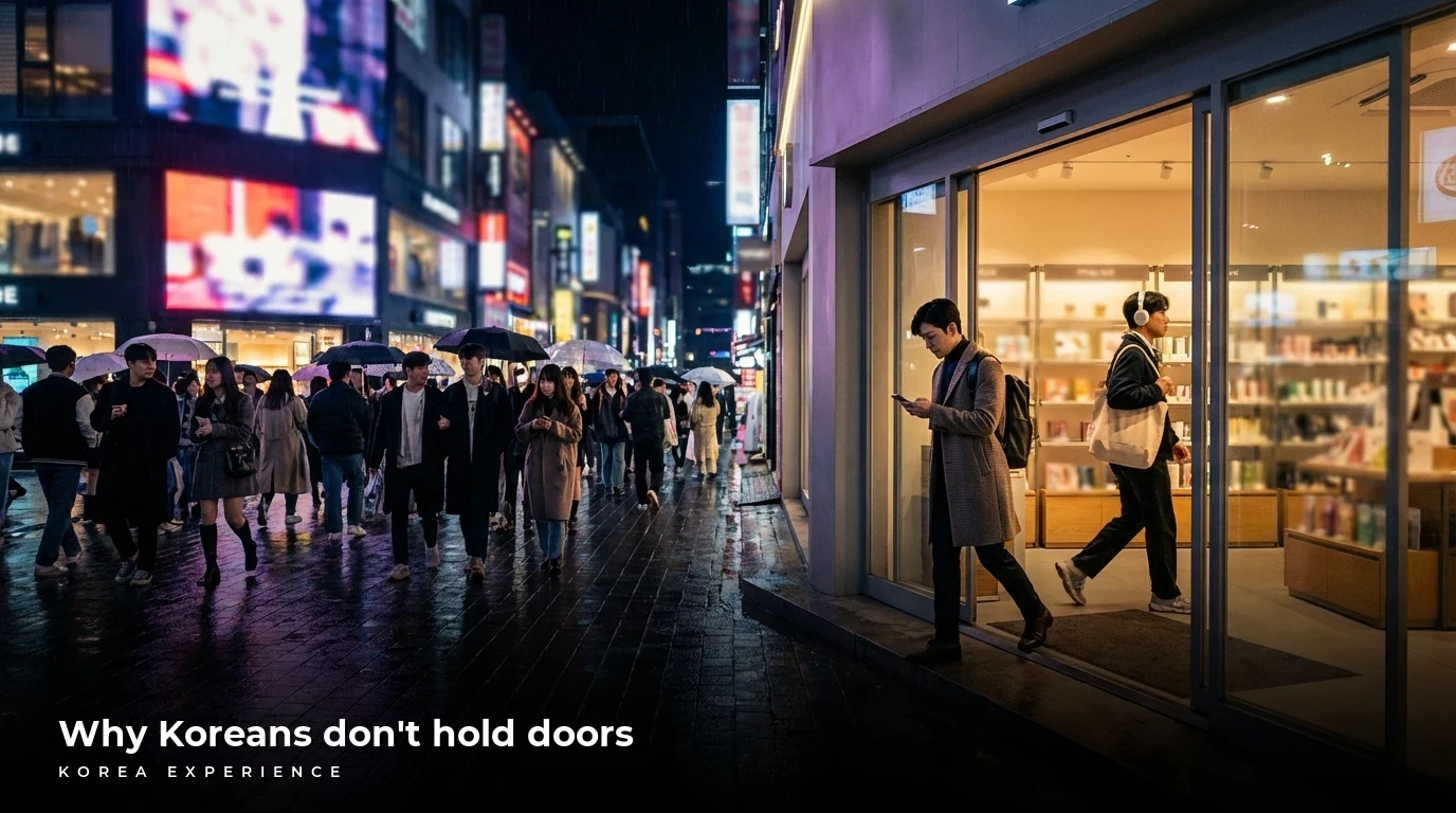 Why Koreans don't hold doors: The truth about Pali-Pali culture 2026