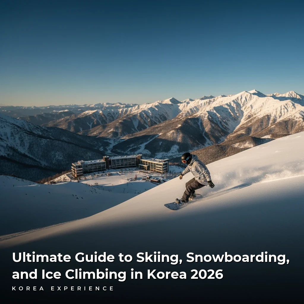Ultimate Guide to Skiing, Snowboarding, and Ice Climbing in Korea 2026