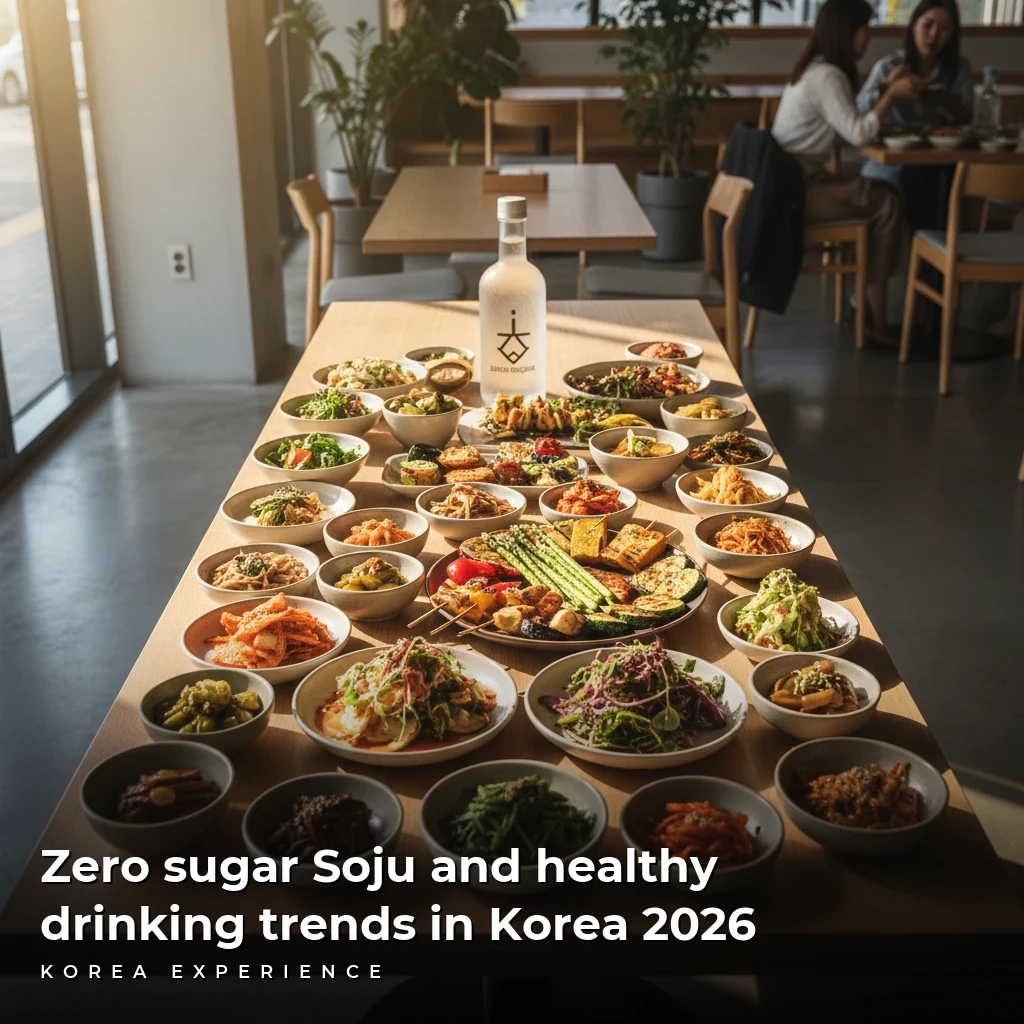 Zero sugar Soju and healthy drinking trends in Korea 2026